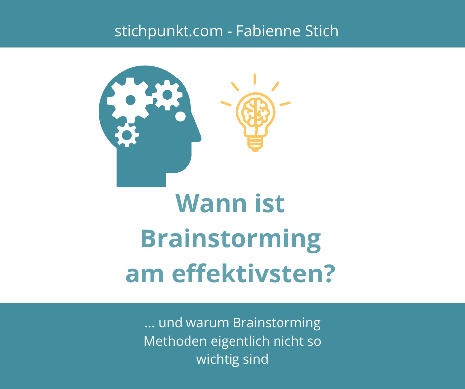 Brainstorming Methoden und Effizienz von Brainstorming